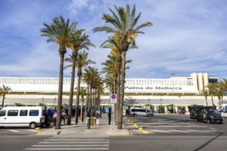 Terminal of the airport Aeropuerto de Palma de Majorca, Spain