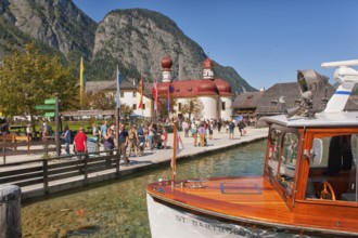St. Bartholomä am Königssee, mountain lake in the municipality of Schönau am Königssee, district of