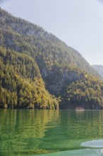 Königssee, mountain lake in the municipality of Schönau am Königssee, district of Berchtesgadener