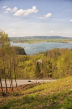 Morradfahrer on the Kesselbergstraße around the Lake Kochel, now closed to bikers due to danger,