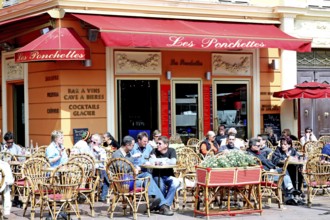 Restaurant Les Ponchettes, popular place, Old Town, Nice, France