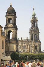 Catholic Court Church, (Cathedral of St Trinity), building, Baroque style, Dresden