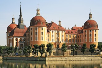 Moritzburg Castle, picturesque, baroque castle, Saxony, Germany