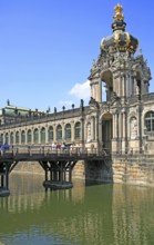 Partial view, Building, Dresden Zwinger, Baroque architecture, Dresden, Germany