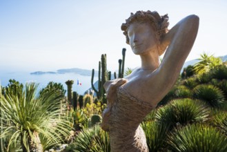 Jardin Exotique, Èze, Cote d'Azur, Alpes-Maritimes, Provence-Alpes-Cote-d'Azur, South of France,
