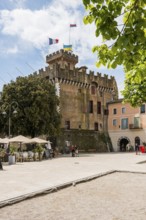 Picturesque village, Haut de Cagnes, Cagnes-sur-Mer, Provence Alpes Côte d'Azur, South of France,