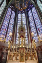 Interior view, altar, Chapel of the Blessed Sacrament, Chapelle du Saint-Sacrement, Saint-Augustin