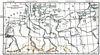 North German Plain, historical geographical map, topography, North Sea, Baltic Sea, Mecklandburg,