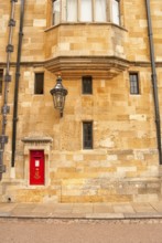 Royal Mail letterbox in the wall of Windsor Castle, also known as Windsor Castle, is located in the