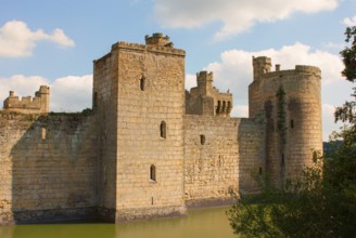 Bodiam Castle is located in East Sussex near the River Rother. It has long been one of England's