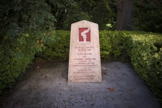 Memorial Voie de la Liberté, memorial stone to the liberation of Épernay on 28 August 1944 by the