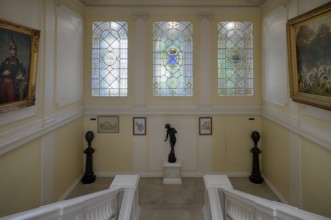 Interior view, staircase, town hall, Hôtel de Ville, Mairie, formerly Hôtel Auban-Moët, Avenue de