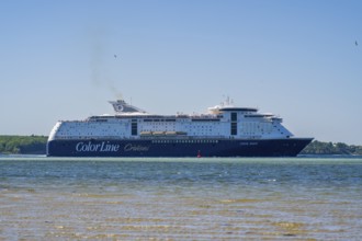 Ferry Color Line, Color Magic, Laboe, Baltic resort, Fjord, Baltic Sea, North Frisia,