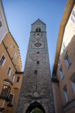 Zwölferturm tower, historic old town centre, Vipiteno, South Tyrol, Italy