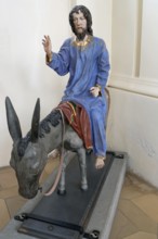 Palmesel, around 1490, parish church of St John, Biberacher Str. 6, Ummendorf, district of