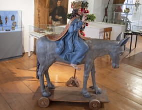 Baroque palm donkey, around 1700, Museum im Kornhaus, Hauptstr. 40, Bad forest lake,