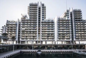 Luxury flats by the sea, architect Renzo Piano, Petit Portier, Monte Carlo, Cote d'Azur, Monaco