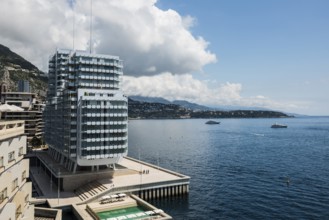 Luxury flats by the sea, architect Renzo Piano, Petit Portier, Monte Carlo, Cote d'Azur, Monaco