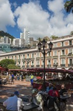 House facades, Monte Carlo, Cote d'Azur, Monaco