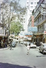 Waltzing Matilda Inn and shops in Cornwall Avenue, Tsim Sha Tsui, Hong Kong, Asia 1964