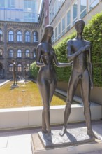 Sculpture Prima Vera in the sculpture garden of the Bremen Parliament with works by the sculptor