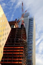 Skyscraper under construction, New York City, USA