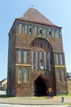 Anklamer Tor town gate, town of Usedom, Usedom Island, Mecklenburg-Western Pomerania, Germany