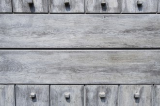 Detail of an old wooden door, background, texture, Münsterland, North Rhine-Westphalia, Germany