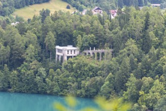 Belvedere pavilion above Lake Bled, was once a tea pavilion for head of state Tito, Bled, Upper