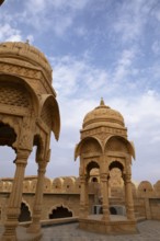 Pavilions at Rajwada Fort in Jaisalmer, Rajasthan, India