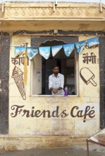 Café in the old town of Jaisalmer, Rajasthan, India