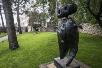 Museum, Fondation Maeght, artist Joan Miro, St. Paul de Vence, Provence Alpes Côte d'Azur, South of