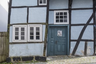 Schiefes Haus, historic linen weaver's house, Tecklenburg, North Rhine-Westphalia, Germany