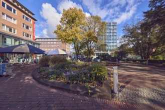 Pedestrian zone, Hotel Astor Kiel by Campanile, general architecture, high-rise building, modern