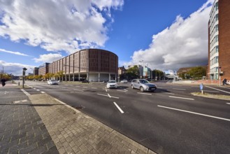 ZOB parking garage, general architecture, modern building, parking garage, square, roads, road