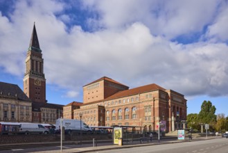 Opera house, architect Christian Heinrich Seeling, art nouveau style, historic brick building,