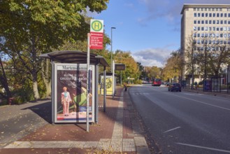 Martensdamm bus stop, public transport, Kieler Volksbank eG - Kompetenzcenter am Martensdamm,