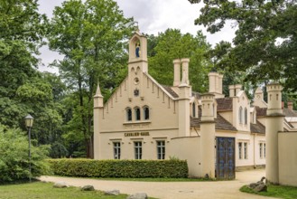 Cavalier House in Branitzer Park, landscape park created in 1846 by Prince Hermann von