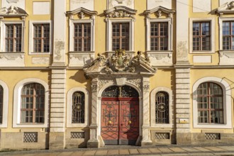 Baroque house with the Görlitz collections of history and culture in Görlitz, Upper Lusatia,