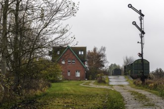 Former Bresewitz railway station, near Zingst, Mecklenburg-Western Pomerania, Germany