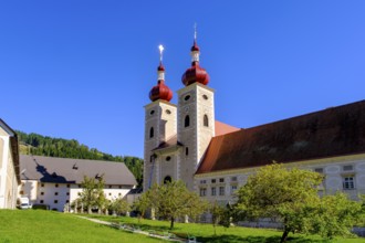 Westfront, St. Lambrecht Abbey, St. Lambrecht Benedictine Abbey, Styria, Austria