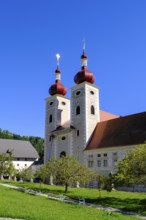Westfront, St. Lambrecht Abbey, St. Lambrecht Benedictine Abbey, Styria, Austria
