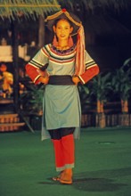 Traditional dance, Ko Phuket, Thailand, December 2002, vintage, retro, old, historical