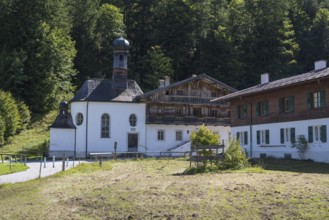 Kapelle Zum Heiligen Kreuz, Altes Bad, Wildbad Kreuth, Tegernseer Tal, Upper Bavaria, Bavaria,