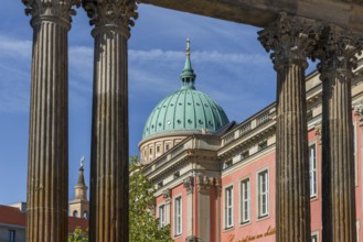 City Palace and St. Nicholas Church on the Old Market Square, Potsdam