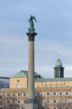 The anniversary column in Stuttgart is a distinctive monument that impresses with its impressive