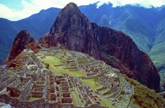 Machu Picchu, Andean Highlands, Peru, South America, September 1997, vintage, retro, old, historic