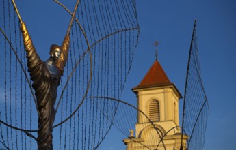 Golden Angel, Angel Figure, Angel Motif, Catholic Church of the Most Holy Trinity, Baroque
