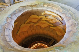 Flatbreads baked in a traditional clay oven, Samtskhe-Javakheti region, Samtskhe-Javakheti, Georgia