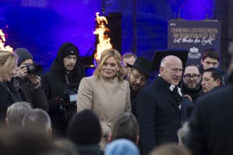 Julia Klöckner (President of the German Bundestag) and Kai Wegner (Governing Mayor of Berlin) at
